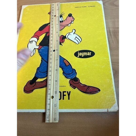 Vintage Disney Jaymar Tray Thick Puzzle Goofy - Picture 7 of 8